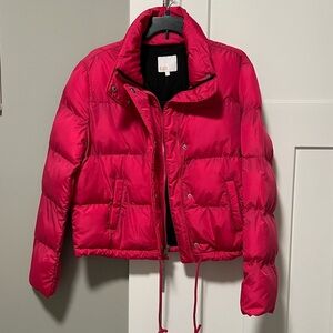GB Hot Pink Puffer Jacket